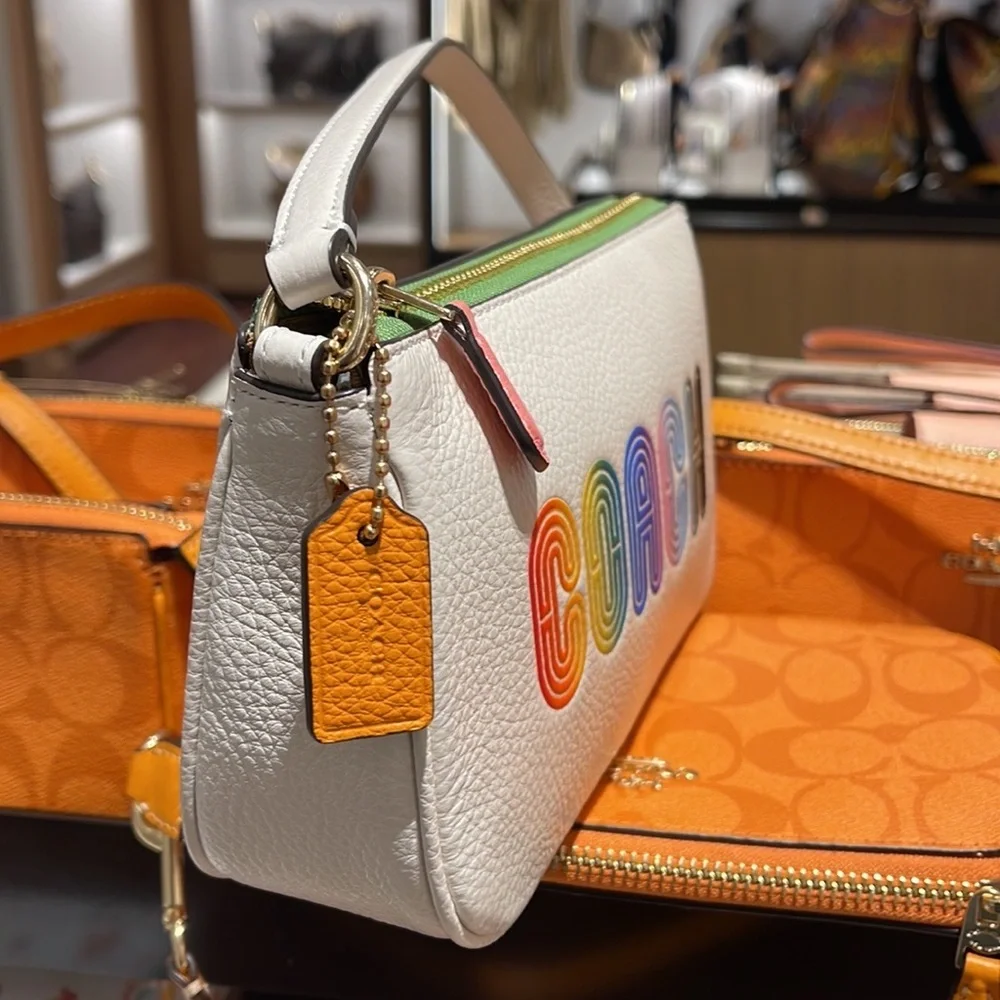 Coach Nolita 19 With Rainbow Coach
Gold/Chalk Multi - Picture 4 of 16